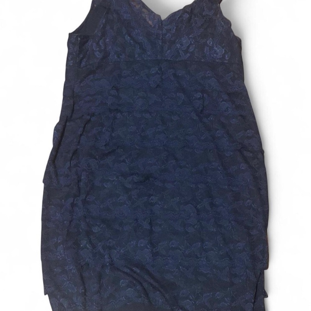 Navy blue lace dress
 #lace #Dress
Size: 22W
